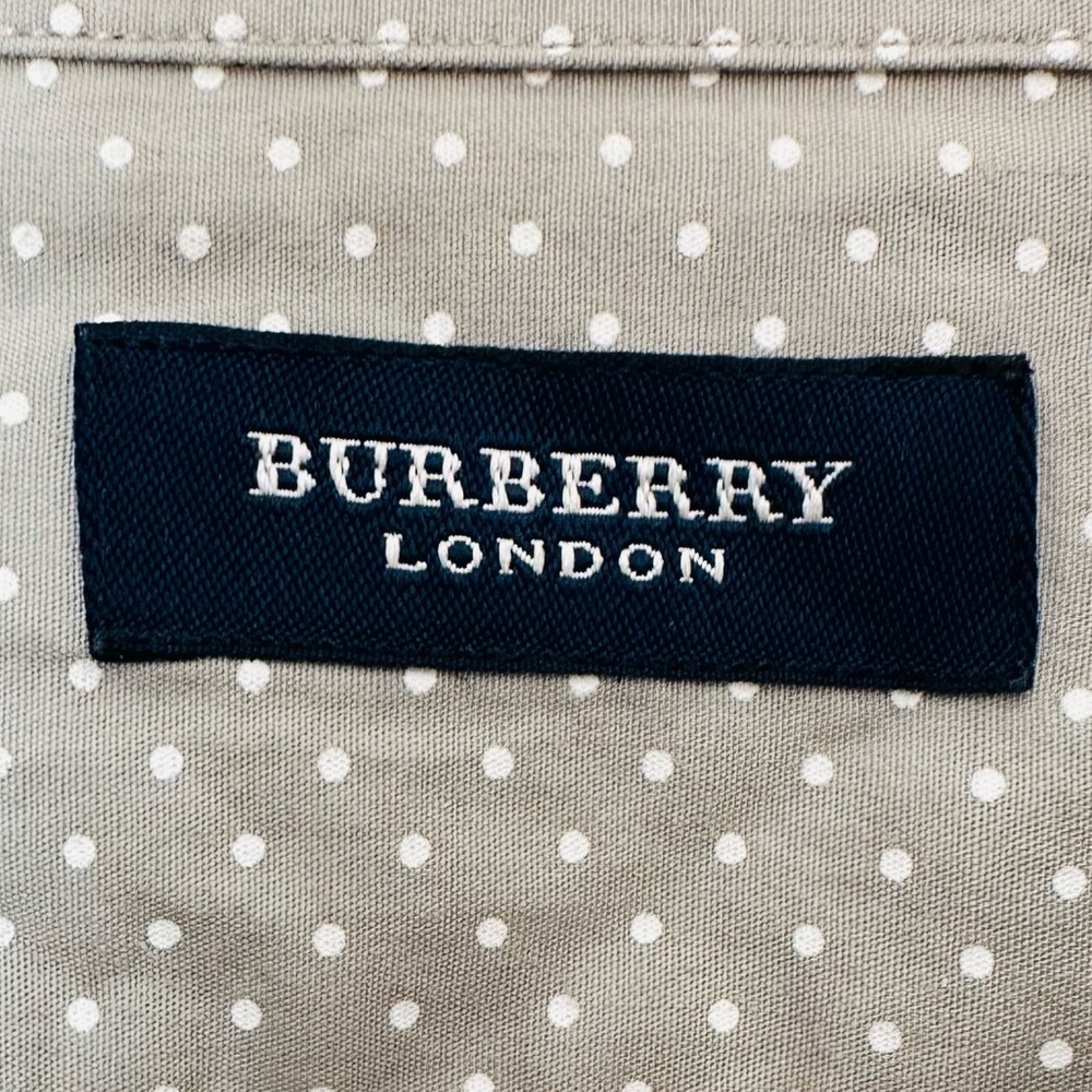 Burberry London button down shirt polka dot grey - Picture 5 of 10